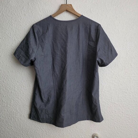 Figs Catarina One-Pocket Scrub Top Graphite Women's Size Large - Picture 7 of 7